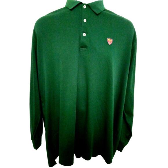 Ralph Lauren Golf Men Long Sleeve Sweatshirt Green Size L 100% Pima Cotton NWOT - Picture 1 of 6